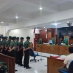 10 Prajurit TNI Divonis, Satu Dipecat