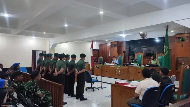 10 Prajurit TNI Divonis, Satu Dipecat