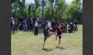 Masalah Asmara, Dua Siswa Bali Baku Hantam