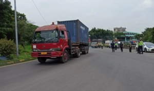 Nataru, Ditlantas Polda Jatim Batasi Angkutan Barang