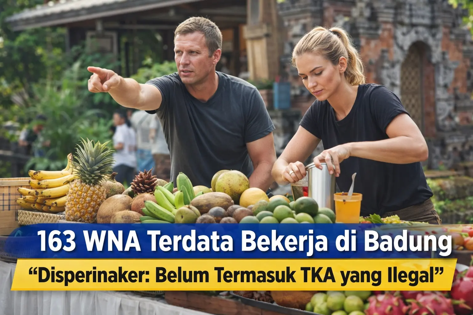 163 TKA Legal Bekerja di Badung