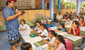 Anak SD Nyanyikan Gending Rare di Taman Budaya