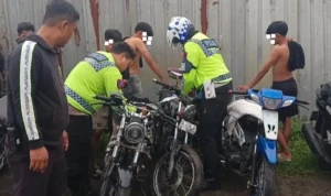 Balap Liar Usai Sahur, 17 Motor Disita
