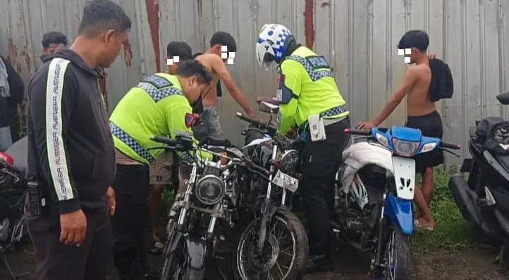 Balap Liar Usai Sahur, 17 Motor Disita