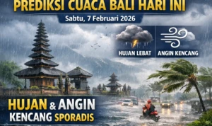 Prediksi Cuaca Bali Hari Ini, Sabtu (7/2/2026)