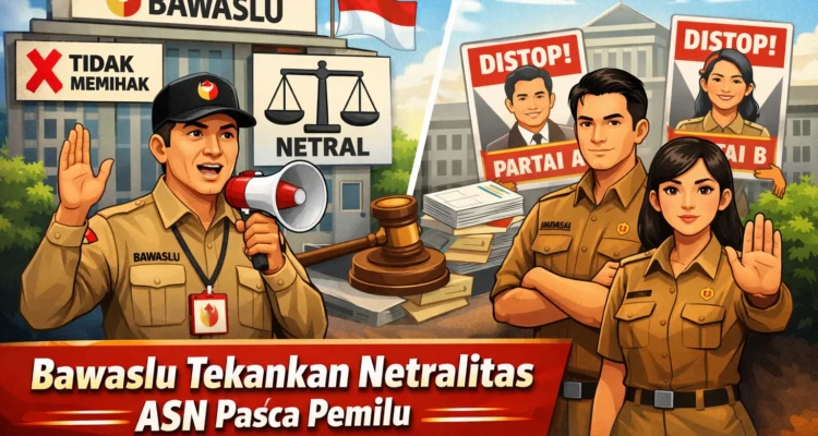 Foto ilustrasi Bawaslu Tekankan Netralitas ASN Pasca Pemilu