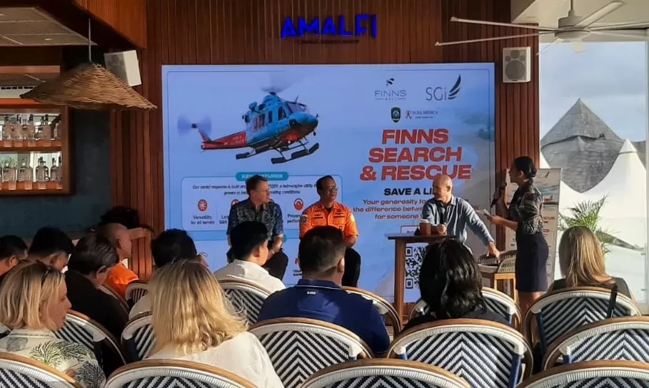 FINNS Luncurkan Helikopter SAR Hoist Pertama Bali