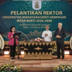 Lanang Perbawa Resmi Pimpin UNMAS 2026–2030