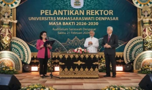 Lanang Perbawa Resmi Pimpin UNMAS 2026–2030