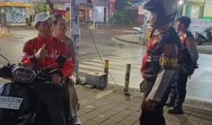 Patroli Malam Polsek Kuta Utara Antisipasi Jambret