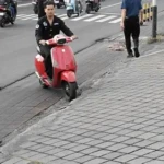 Pengendara Vespa Terobos Operasi Lalu Lintas Dalung