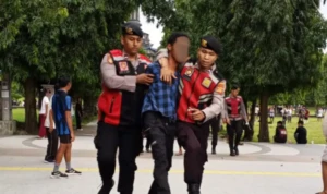 Pengunjung Renon Bawa Sajam Diamankan Polisi