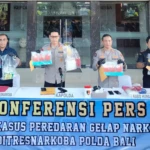 Polda Bali Bongkar Jaringan Narkoba Lintas Negara