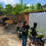 Proyek Resto Ilegal Rusak Jalan Baru Dharmagiri
