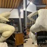 Srikandi ST Eka Cita Gaungkan Ogoh Ramah Lingkungan