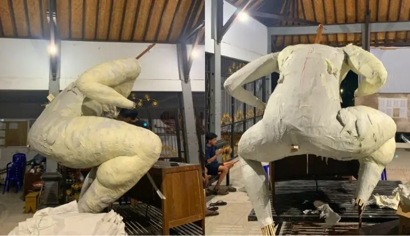 Srikandi ST Eka Cita Gaungkan Ogoh Ramah Lingkungan