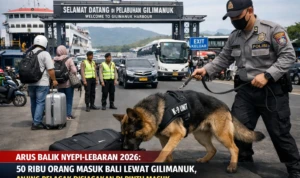 50 Ribu Masuk Bali, Pengamanan Diperketat