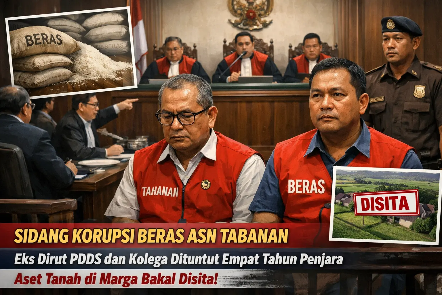Eks Dirut PDDS Dituntut 4 Tahun