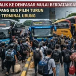 Penumpang Bus Hindari Terminal, Arus Balik Denpasar Naik