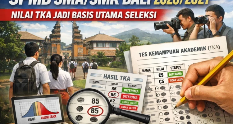 TKA Jadi Penentu Tunggal SPMB Bali 2026